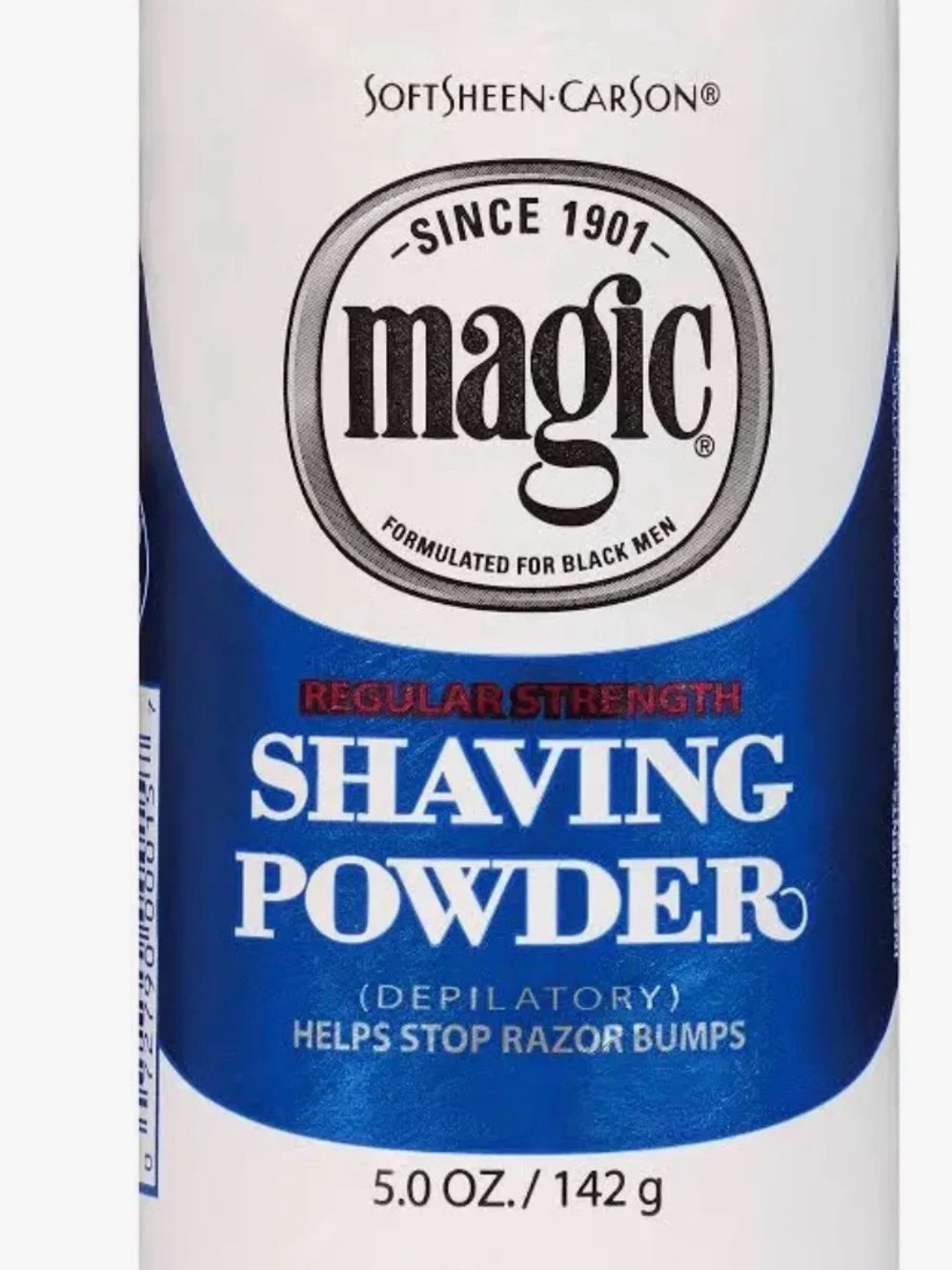 Magic Shaving Powder — White and Blue Can